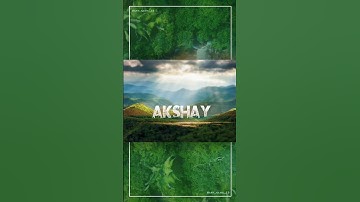 Akshay Name | The Ultimate Guide to Personalization | The Ultimate Guide to Personalized Name Art 🎨🎨