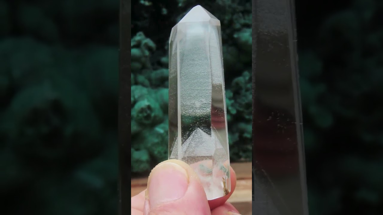 Polished Multi-Phantom Double Chlorite Ghost Crystal x 1 From Ambatofinandranhana, Madagascar