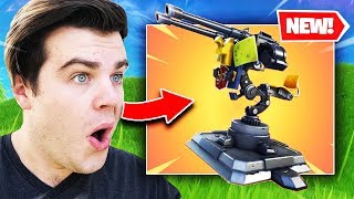 New Fortnite Mounted Turret - Mountain Turret Gun Op New Gun Fortnite Torret Turret