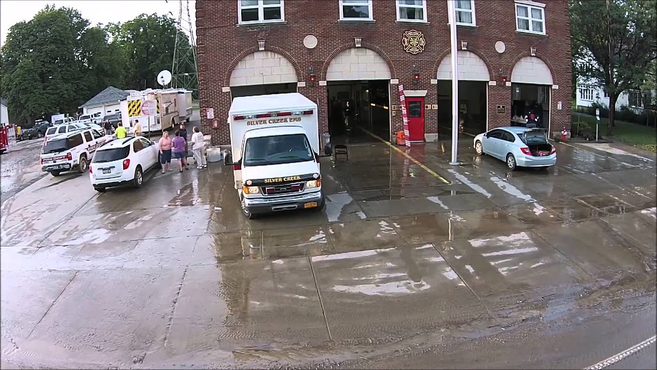 Flooding in Silver Creek NY 71415 YouTube