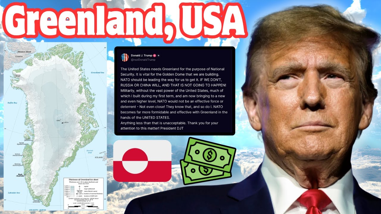 Trump issues statement on Greenland, confirms interest is VERY real