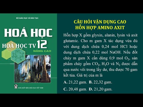 Video Hỗn hợp X gồm glyxin, alanin, lysin và axit glutamic... - youtube