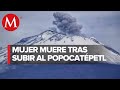 Alpinistas suben a Popocatépetl de forma clandestina; volcán lanza residuos y mata a mujer