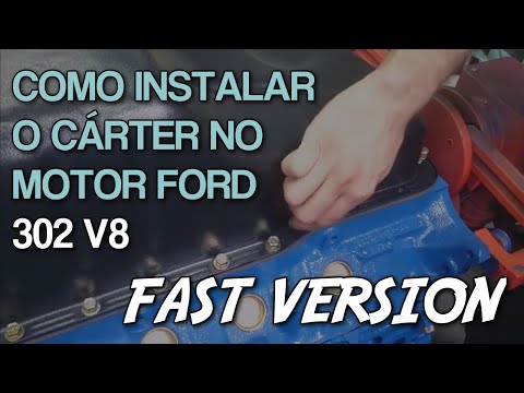 MOTOR FORD 302 V8 - APRENDA A INSTALAÇÃO DO CÁRTER PELO MÉTODO PASSO A PASSO G34