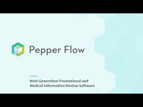 Promotional Review Software for Life Sciences | Pepper Flow® | Built by Vodori