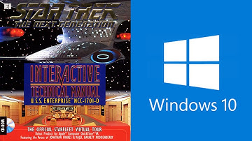 Star Trek TNG Interactive Technical Manual CD-ROM on Windows 10