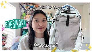 Exploring with BAGSMART's newest Faro backpack! 🎒🌲