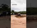 Jeep Flipped in India Floods 🌊 – Safe Exit