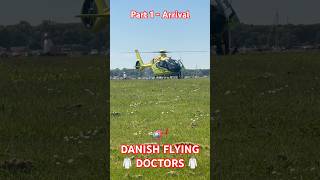 Strandvejen Nykøbing Mors at 12:45 pm on Monday, 25th May 2026 #doctors #flyinghelicopter