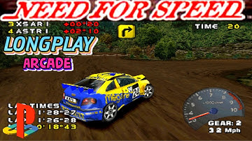 Need for Speed: V-Rally 2 (PS1) 1999. Longplay - Arcade