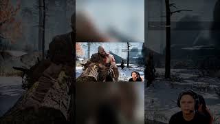 Kratos Vs The Stranger Part 2 #shorts #shorts #shortsvideo #shortvideo #shortsyoutube #shortsfeed