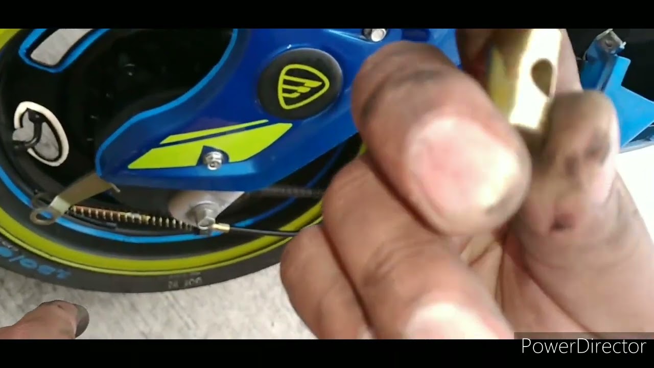 cambio de chicote de freno delantero  ds150g.