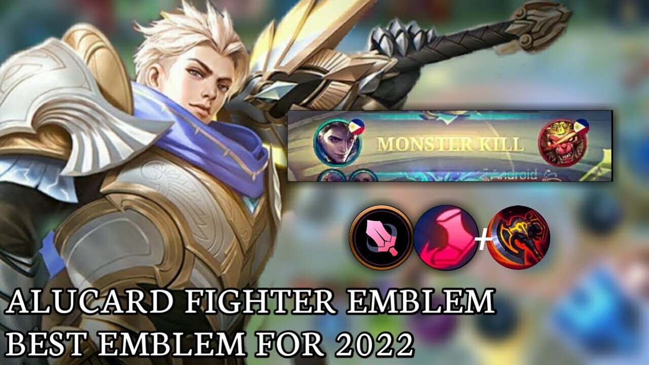 Alucard Fighter Emblem Disabling Strike + Waraxe Item, Must try! - MLBB