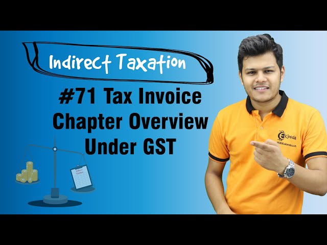 invoice meaning under service tax