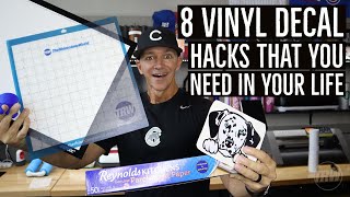8 Vinyl Decal Hacks All Crafters Need to Save Time, Money, and Materials