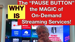 WHY IS The “PAUSE BUTTON” the MAGIC of On-Demand Streaming Services! Profile