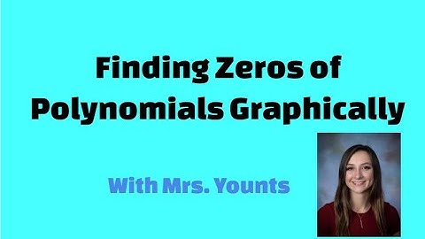 Finding Zeros of Polynomials Graphically