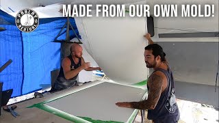 How to make diamond pattern nonskid for your boat!  Episode 135