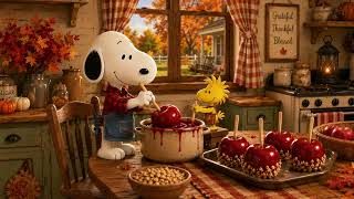 Making Candy Apples with Snoopy & Woodstock 🍎🍁 | Fall Classical Music