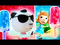 Hot vs Cold Ice Cream Challenge | Funny Cartoon for Kids | Dolly and Friends 3D | New Episodes