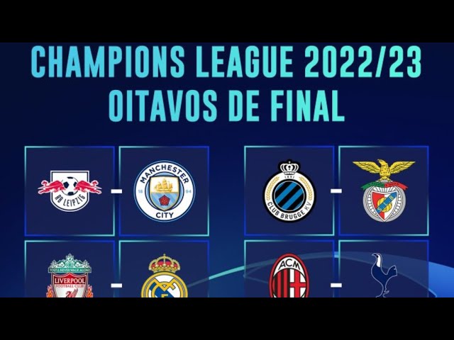 Playoff da Champions League 2022/23: times, datas dos jogos, onde assistir  e tudo sobre a fase final de classificação