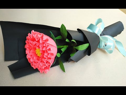 how-to-make-paper-flower-bouquet-at-home---easy-peony-paper-flower-bouquet-for-beginner.