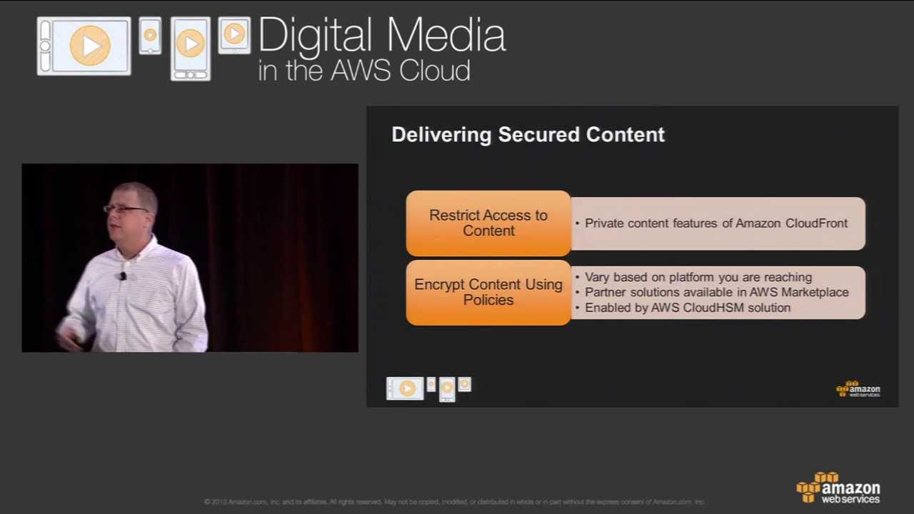 Digital Media in the AWS Cloud | 2013 - Media Streaming in a Post-PC World