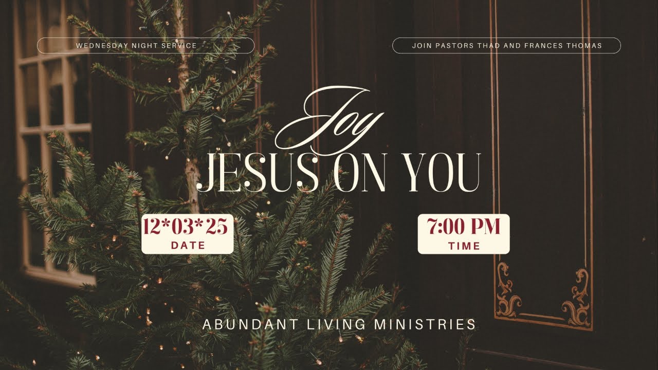 Joy-Jesus On You |Abundant Living Ministries
