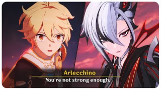 Arlecchino VS Traveler (Full Cutscene) Boss Fight - Arlecchino Story Quest | Genshin Impact 4.6