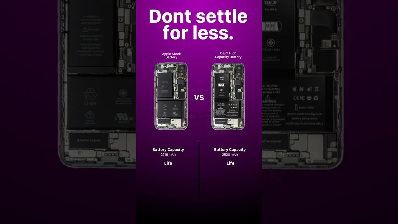 Apple Battery vs. Deji's High Capacity Battery (HCB) 💥