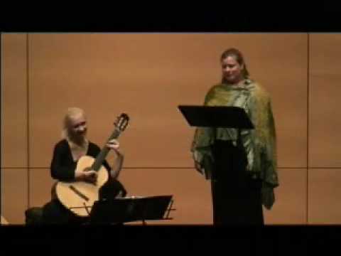 "Five Love Songs" by Thea Musgrave, third movement...