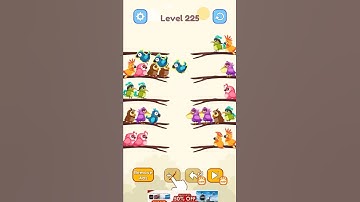 Bird Color Sort Puzzle Level 225 Solution