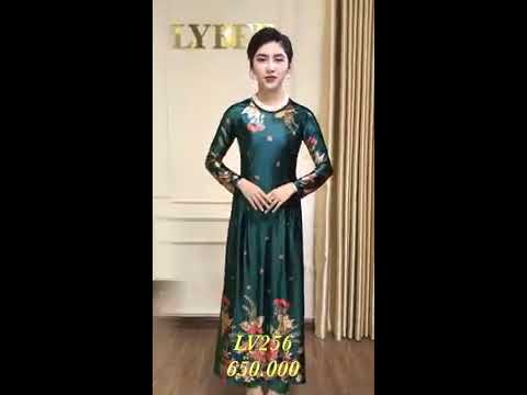 Tổng hợp 99 mẫu đầm và áo dài trung niên đẹp nhất xuân 2020 | Foci