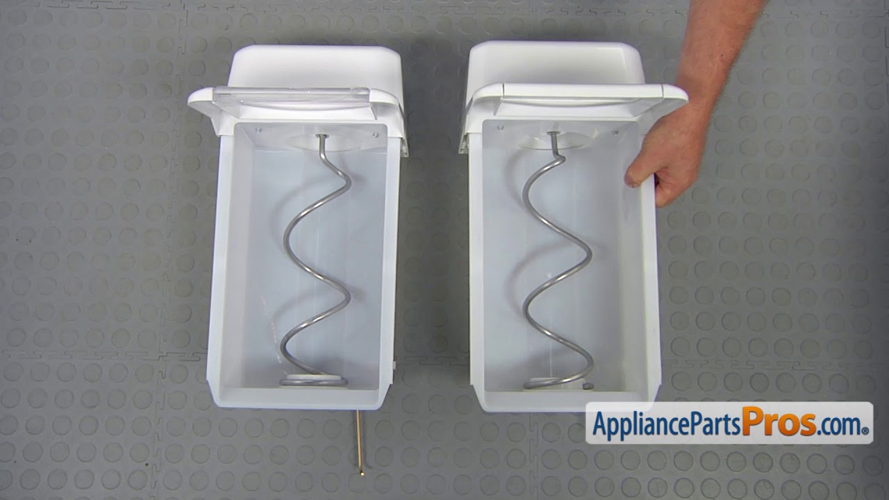 How To Whirlpool/KitchenAid/Maytag Refrigerator Ice Bucket and Auger