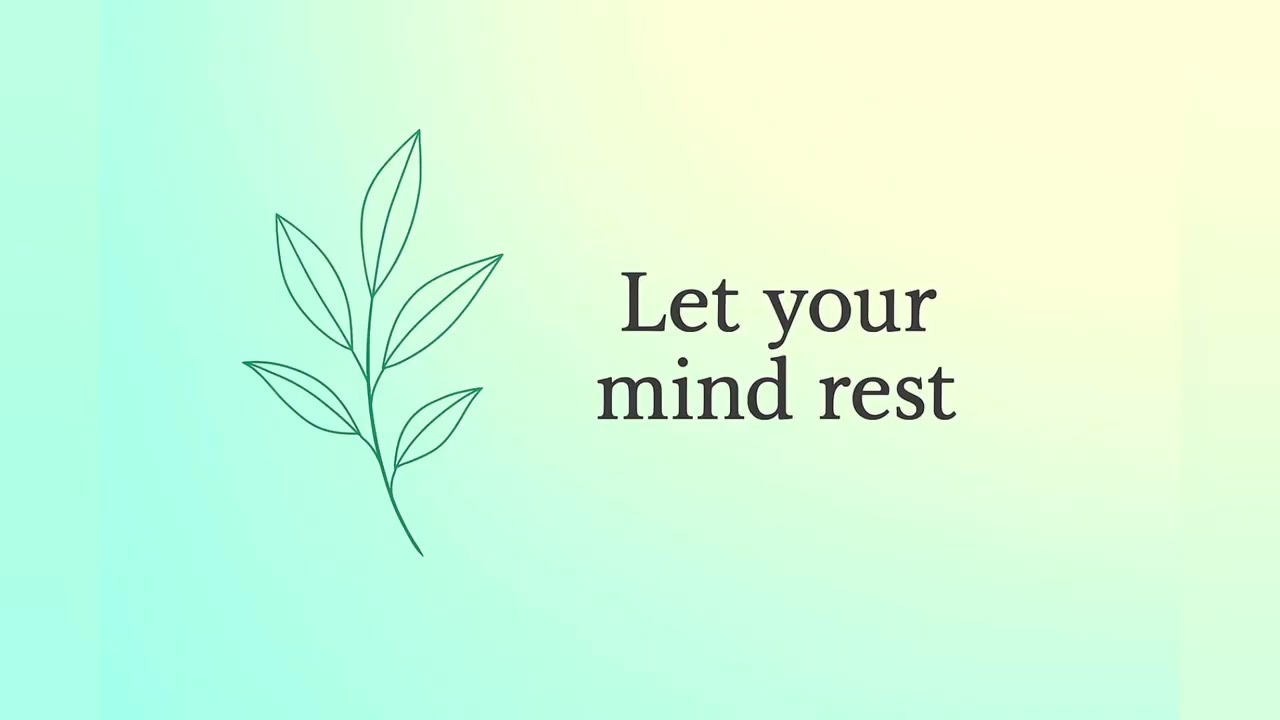 Relax Now.. A Gentle reminder for your Healing Journey