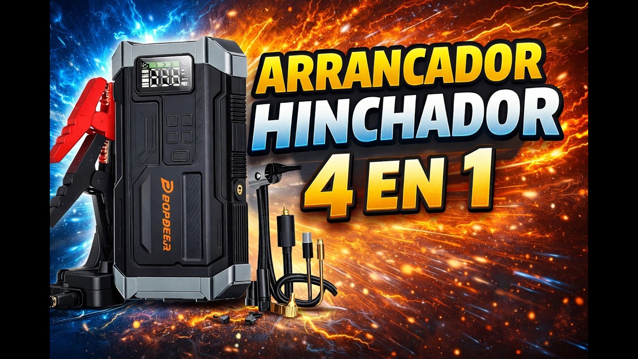 ¿Vale la pena este arrancador 4 en 1? | POPDEER PD-JA3