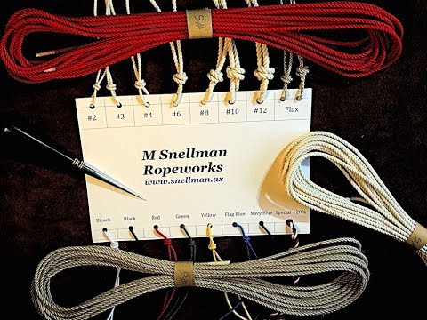 knot tying app Rope Cord Supplies from Mikko Snellman Ropeworks- Belfast Cord, Polished, Hemp Cotton Rope - Review