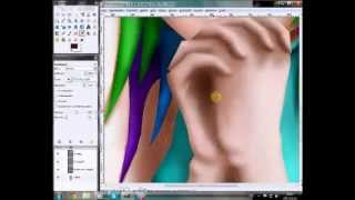 Rainbow Dash Human Speedpaint