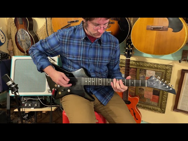 1980s Synsonics (Korean) Mini-Explorer electric guitar (modded