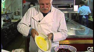 Dessert clafoutis aux cerises en crème d'amande façon Roger Vergé
