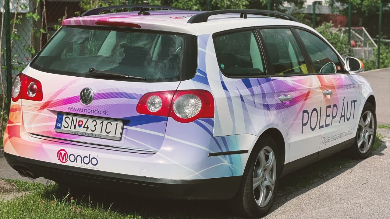 Polep auta - celoplošný