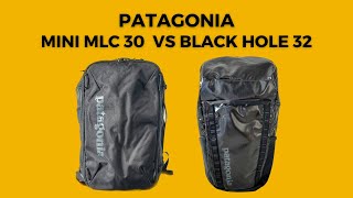 Patagonia Mini MLC 30 Vs Black Hole 32L Backpack - EPIC Minimal Travel Bag Comparison