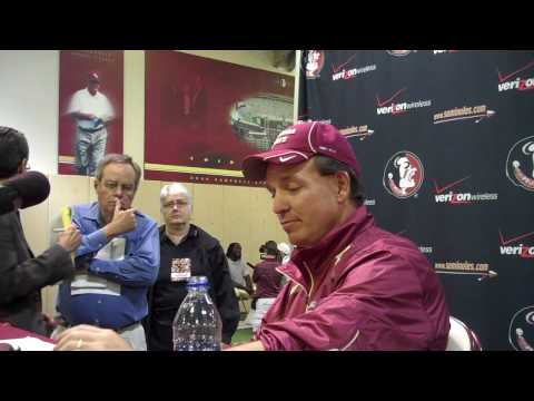 NoleInsider.com Spring Game Jimbo Fisher Part 2.wmv