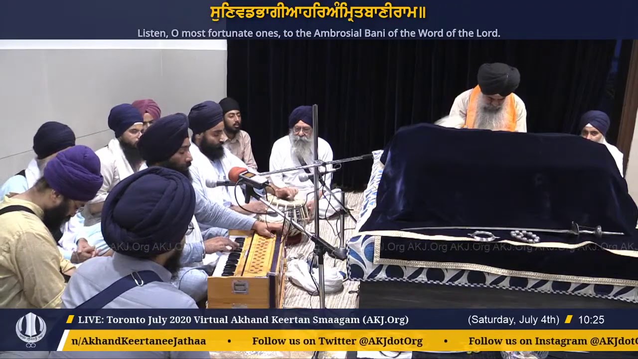056 Toronto July 2020 Saturday Morning -  Bhai Talwinder Singh Jee Sarspur