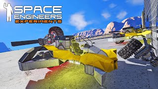Space Engineers Experiments: Crash Testing With Different Types Of Walls