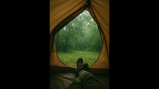 Underrated new 10 hours of Tent rain ASMR Binaural White Noise Relaxation Session