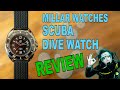 Millar Watches SCUBA DIVE WATCH - Hands on REVIEW!