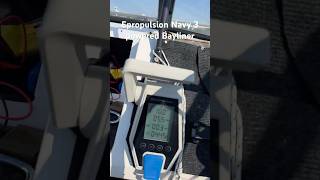Testing My Electric Bayliner Boats Speed & Power Epropulsion Navy 3 Solar Panels