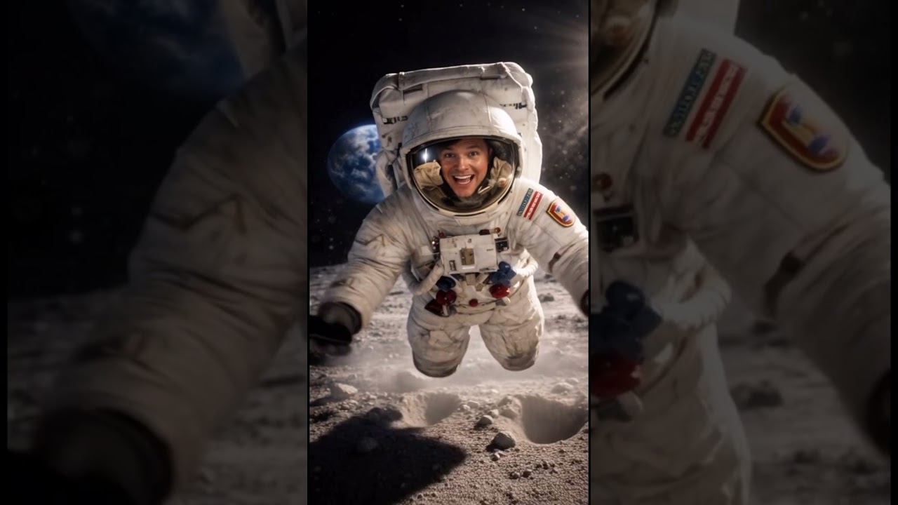 The First Footprint on the Moon | Neil Armstrong Recreated | History Recreated 