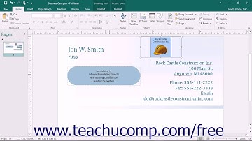 Publisher 2016 Tutorial Moving, Resizing, and Rotating Objects Microsoft Training